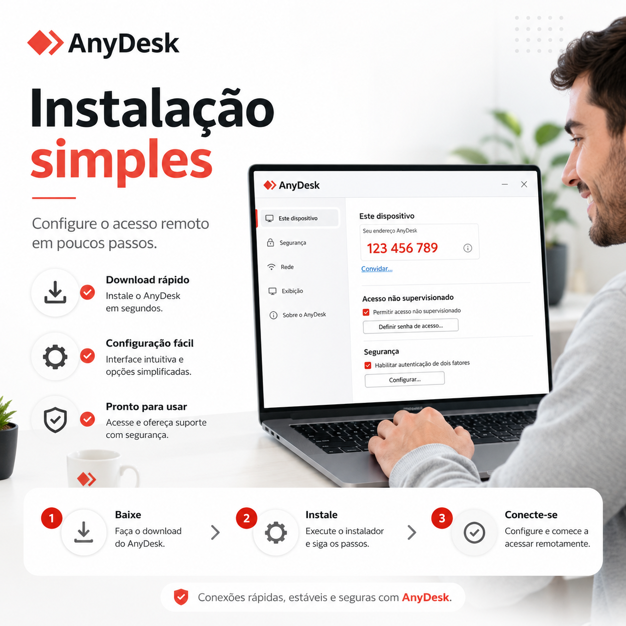 Transferir arquivos pelo AnyDesk